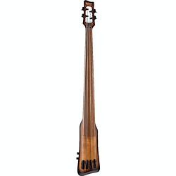 Foto van Ibanez ub804 bass workshop mahogany oil burst upright bass