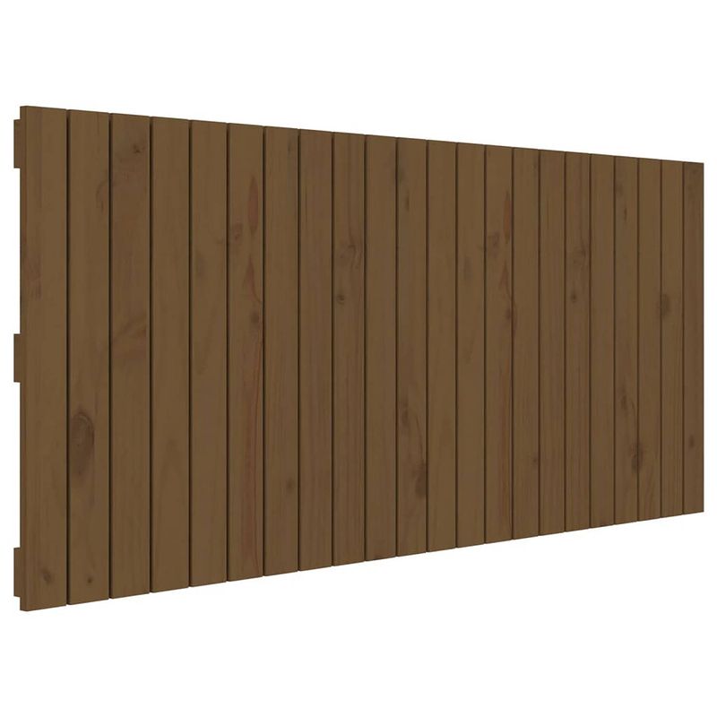 Foto van The living store houten wandhoofdbord - 140x60x3 cm - massief grenenhout