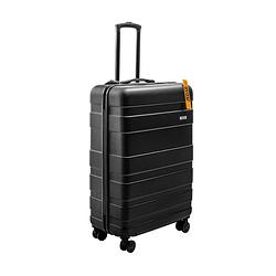 Foto van Handbagage koffer 55x40x20 - 43l - spinner wielen - lichtgewicht trolley - tsa slot - zedar onyx black