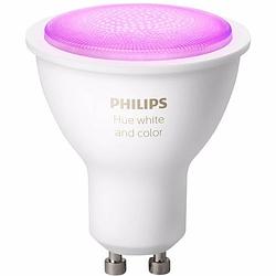 Foto van Philips hue gu10 1-pack wit en gekleurd licht