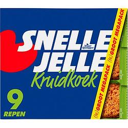 Foto van Snelle jelle kruidkoek naturel tussendoor 9 x 65g bij jumbo