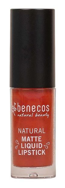 Foto van Benecos natural matte liquid lipstick trust in rust