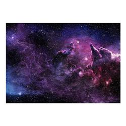 Foto van Artgeist purple nebula vlies fotobehang 350x245cm 7-banen