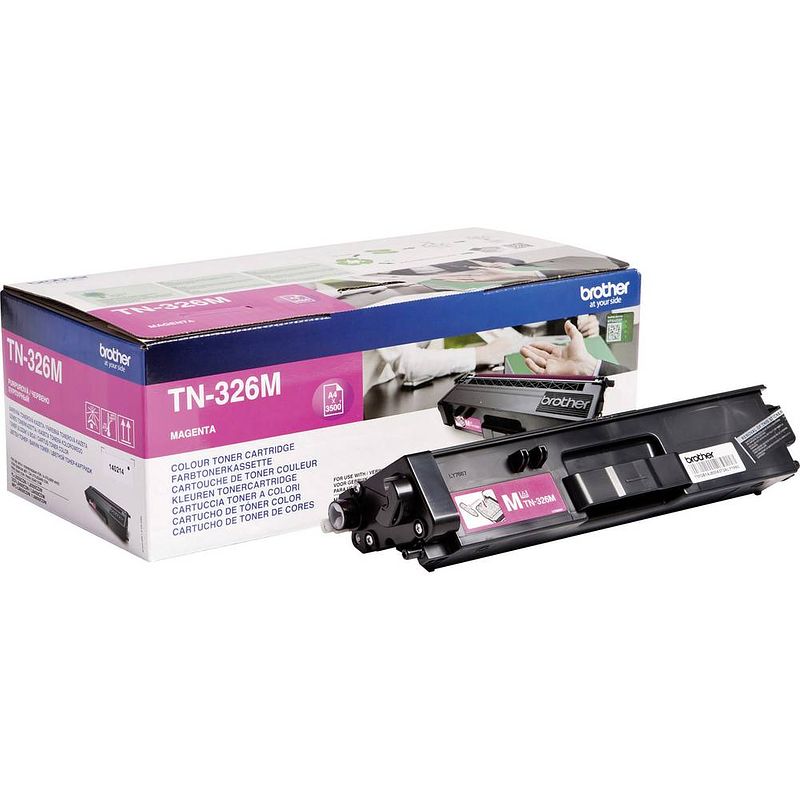 Foto van Brother toner tn-326m tn326m origineel magenta 3500 bladzijden