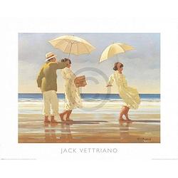 Foto van Jack vettriano - the picnic party kunstdruk 50x40cm