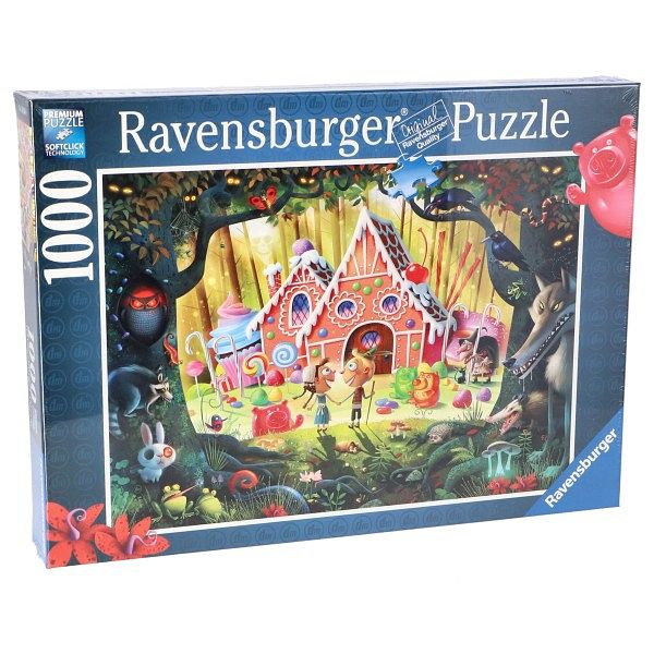 Foto van Ravensburger puzzel hans en grietje 1000 stukjes