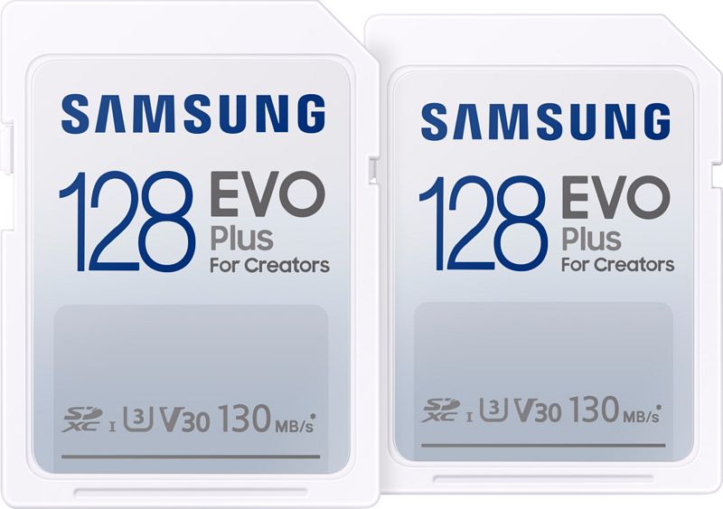 Foto van Samsung evo plus sdxc 128gb - duo pack