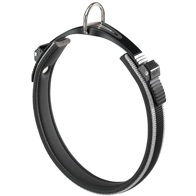 Foto van Ferplast hondenhalsband ergocomfort 52 tot 60 cm zwart/grijs