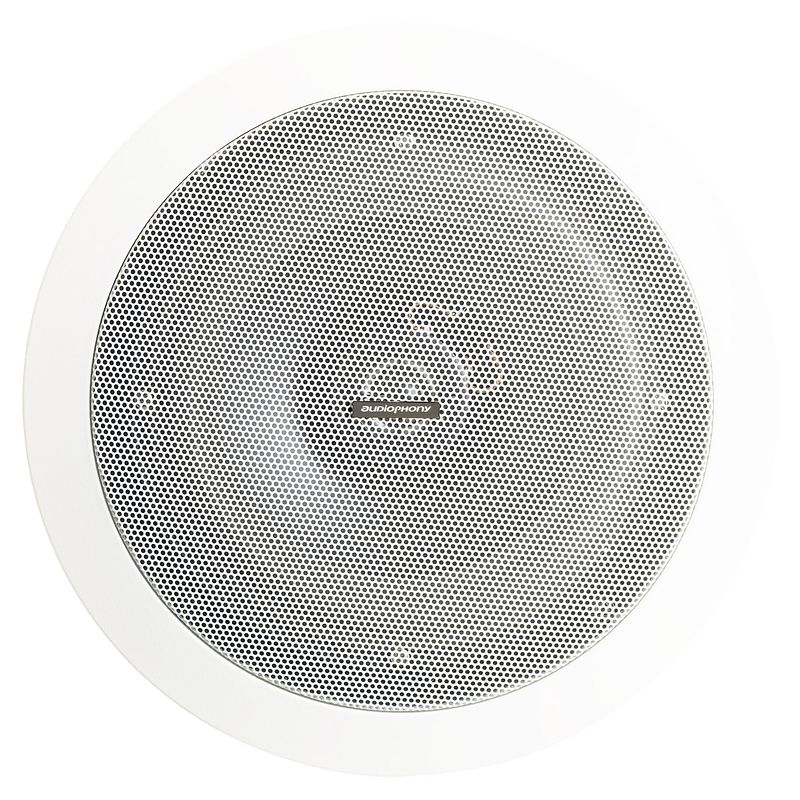 Foto van Audiophony chp620 6,5 inch plafondspeaker wit 20 watt - 100 volt (per stuk)