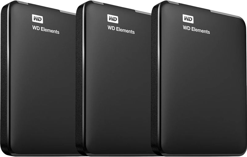 Foto van Wd elements portable 4tb 3-pack