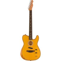 Foto van Fender acoustasonic player telecaster butterscotch blonde met gigbag