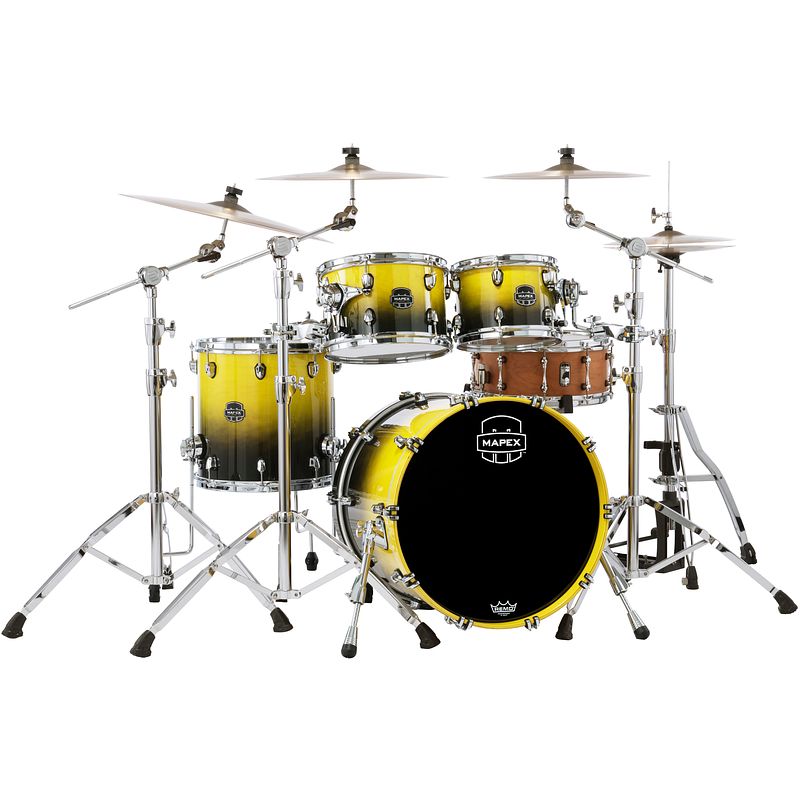 Foto van Mapex saturn sr504xuj sulphur fade 4-delige shell set