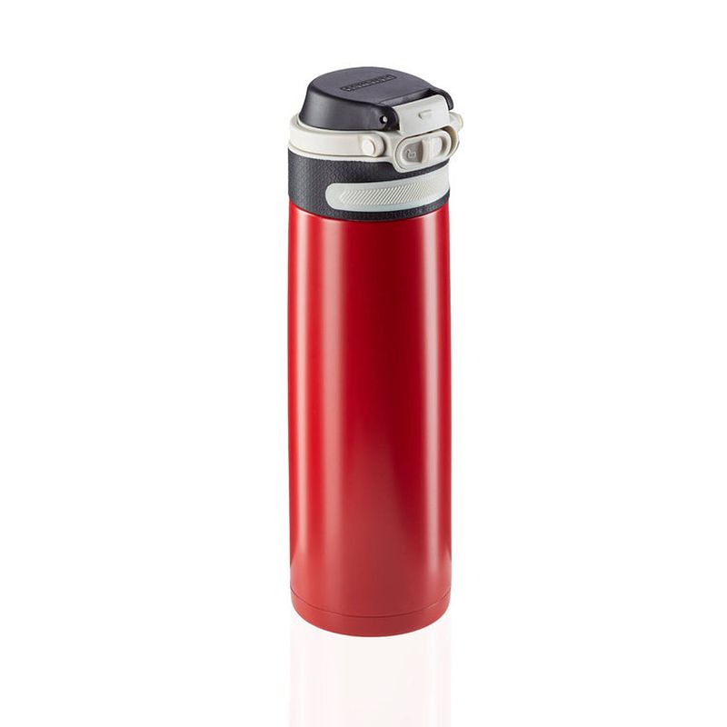 Foto van Leifheit - flip thermosbeker 600 ml - rood