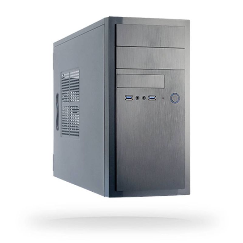 Foto van Chieftec ht-01b-350gpb midi-tower pc-behuizing zwart