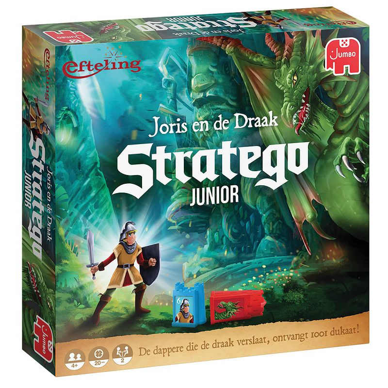 Foto van Jumbo gezelschapsspel stratego junior joris en de draak