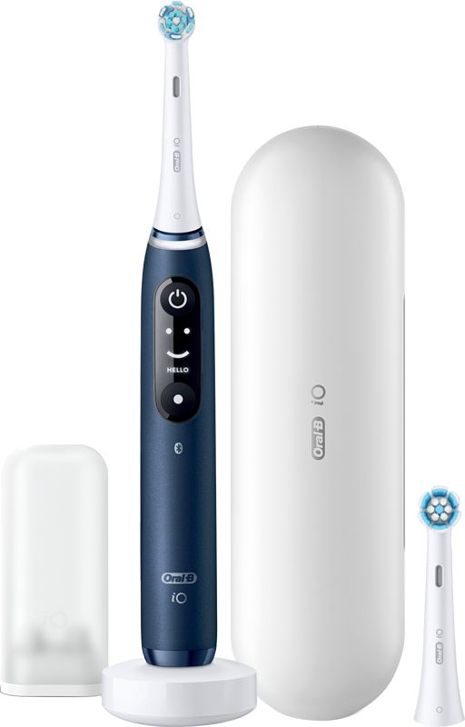 Foto van Oral-b io series 7n blauw met extra opzetborstel