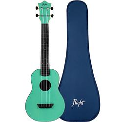 Foto van Flight travel series tuc light blue concert ukelele met gigbag