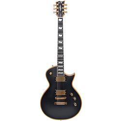 Foto van Esp e-ii eclipse db vintage black elektrische gitaar met koffer