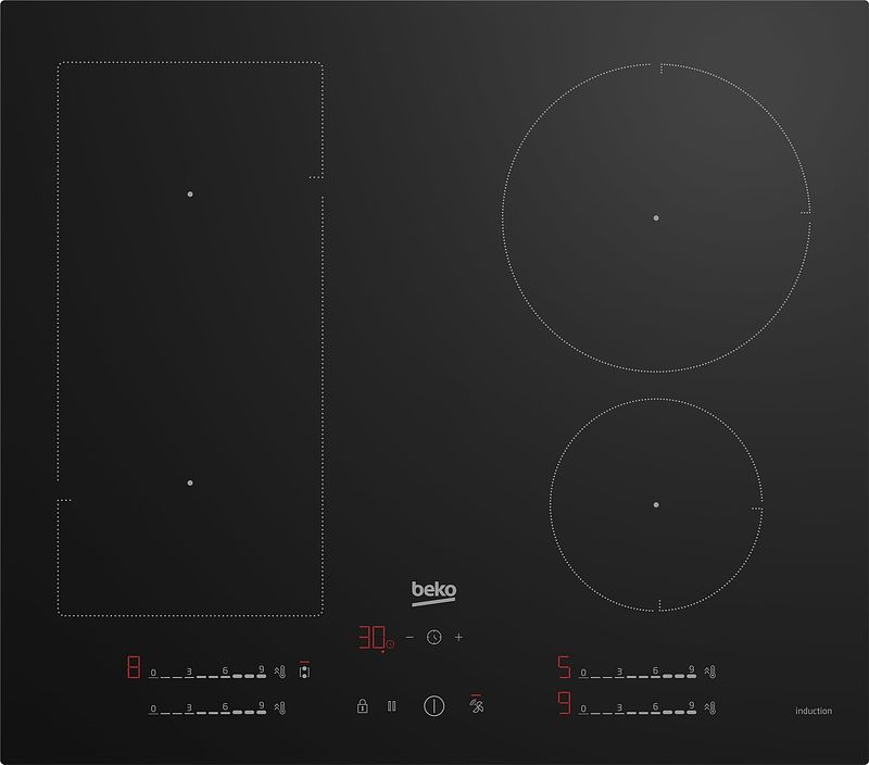 Foto van Beko hii64730uft inductie inbouwkookplaat zwart