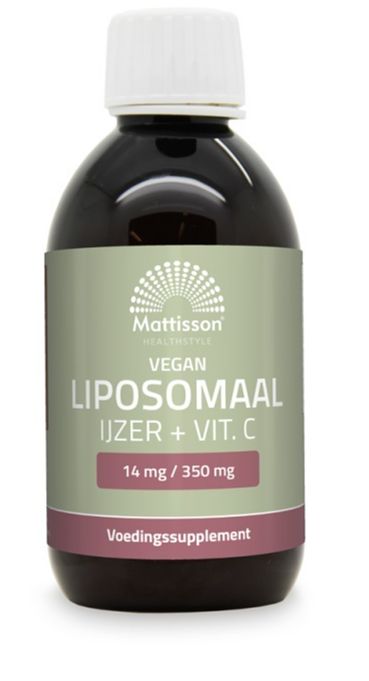 Foto van Mattisson healthstyle liposomaal ijzer + vitamine c