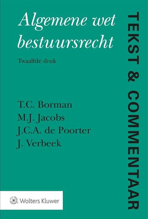 Foto van Algemene wet bestuursrecht - t.c. borman - hardcover (9789013161199)