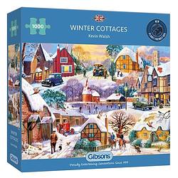 Foto van Gibsons - winter cottages (1000 stukjes) - puzzel;puzzel (5012269063264)