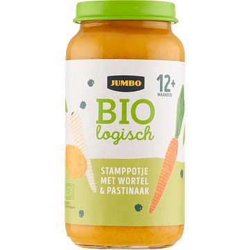 Foto van Jumbo biologisch babyvoeding stamppotje met wortel & pastinaak 12+ maanden 250g