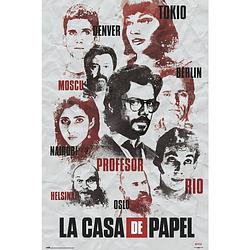 Foto van Grupo erik la casa de papel characters poster 61x91,5cm