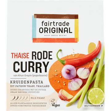 Foto van Fairtrade original thaise rode curry 70g bij jumbo