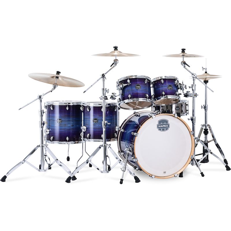 Foto van Mapex armory stage+ night sky burst 6d. rock shellset