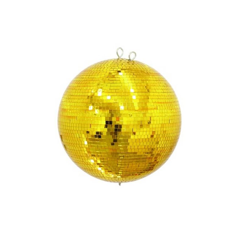 Foto van Eurolite 50120037 spiegelbol met gouden oppervlak 40 cm