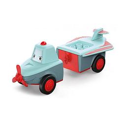 Foto van Toddys speelgoedauto paula junior 16,5 cm rood/blauw 2-delig