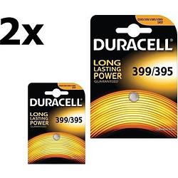 Foto van 2 stuks - duracell 399-395/g7/sr927w 1.5v 52mah knoopcel batterij