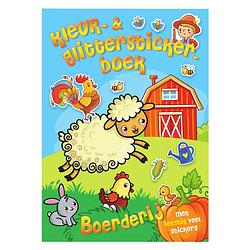 Foto van Mondikaarten kleur& glitter stickerboek boerderij