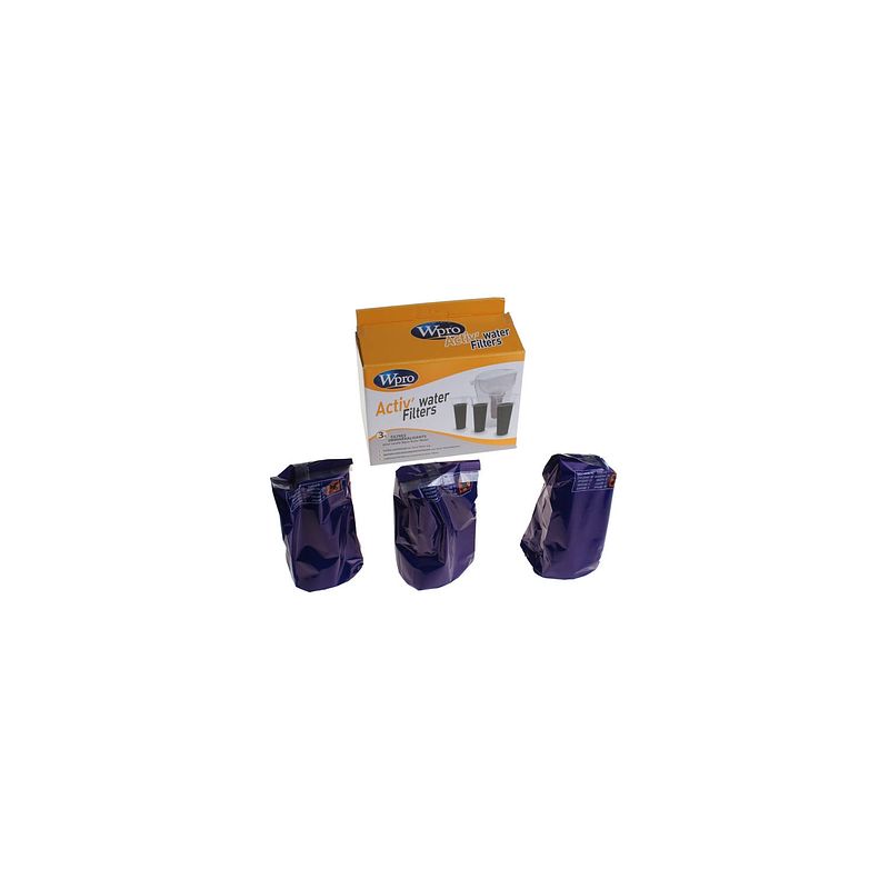 Foto van Wpro waterfilter set van 3 st waterontharder pwt200 480181700938