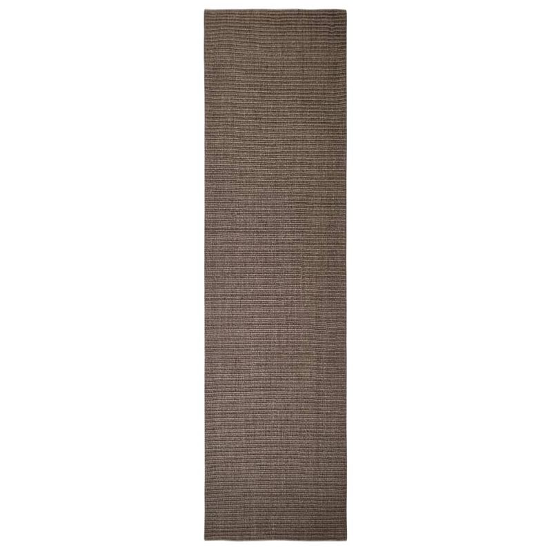 Foto van The living store sisal vloerkleed - 66 x 250 cm - bruin