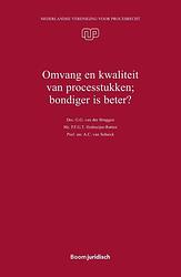 Foto van Omvang en kwaliteit van processtukken; bondiger is beter? - a.c. van schaick - paperback (9789462128026)