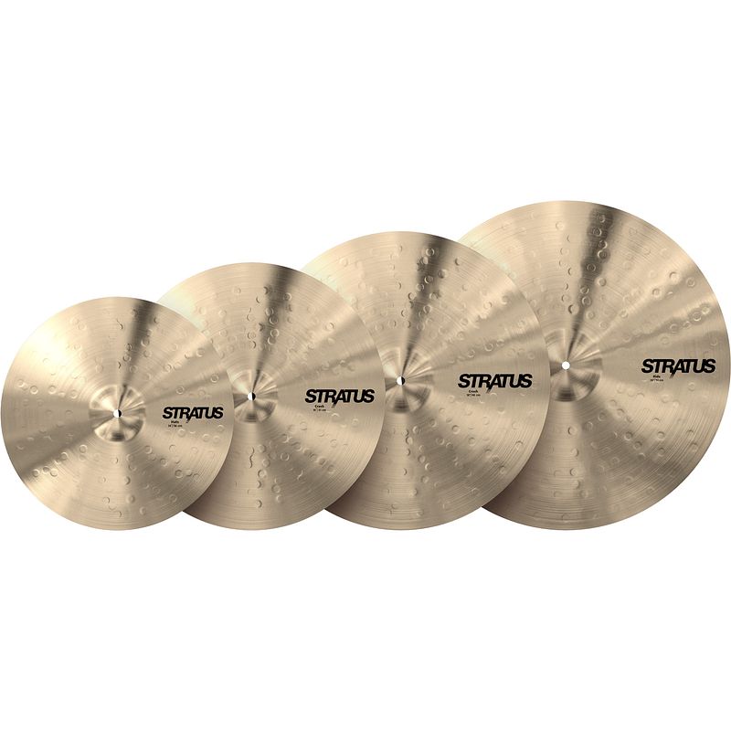 Foto van Sabian s5005g stratus promotional bekkenset 14-16-18-20 inch