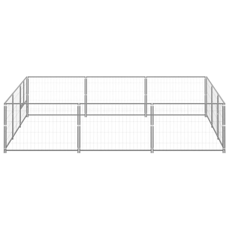 Foto van The living store hondenkennel grote buitenren - 300 x 300 x 70 cm - stevige staalconstructie