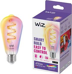 Foto van Wiz edison filament lamp- gekleurd en wit licht - e27