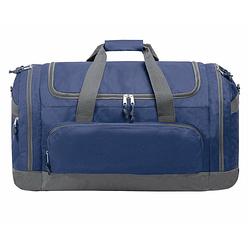 Foto van Reistas/weekendtas/sporttas model booking - 65 x 34 x 33 cm - 4 vakken - donkerblauw - reistas (volwassen)