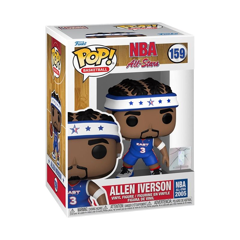 Foto van Pop basketball: legends - allen iverson - funko pop #159