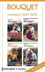 Foto van Bouquet e-bundel nummers 3667-3670 (4-in-1) - abby green - ebook (9789402515022)