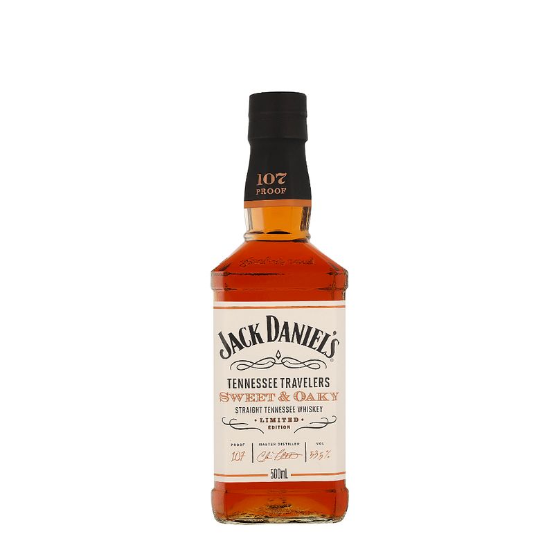 Foto van Jack daniel'ss tennessee travels sweet & oaky 50cl whisky