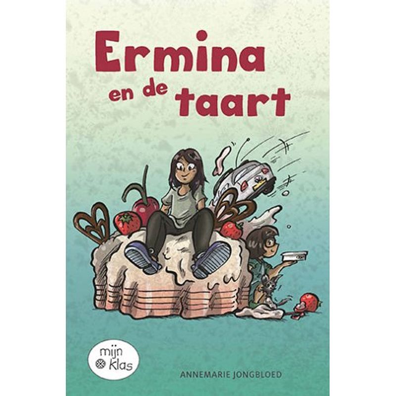 Foto van Ermina en de taart - mijn klas