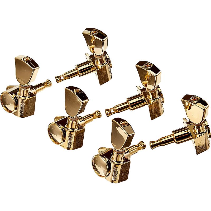 Foto van Gibson keystone tuner set gold stemmechanieken voor gitaar (set van 6)