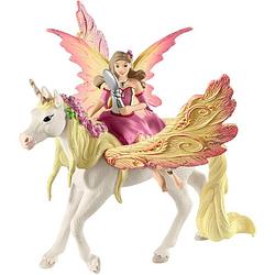 Foto van Schleich bayala - fairy feya with pegasus unicorn 70568