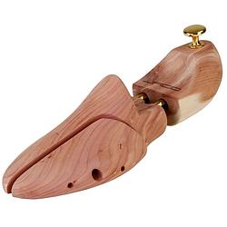 Foto van Jago- schoenspanner van hout, maat 37-38, cederhout en aluminium, met spiraalveer - schoenenrekker, schoenvorm