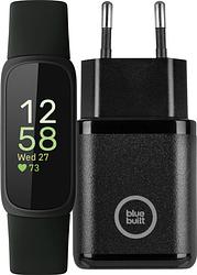 Foto van Fitbit inspire 3 zwart + bluebuilt oplader