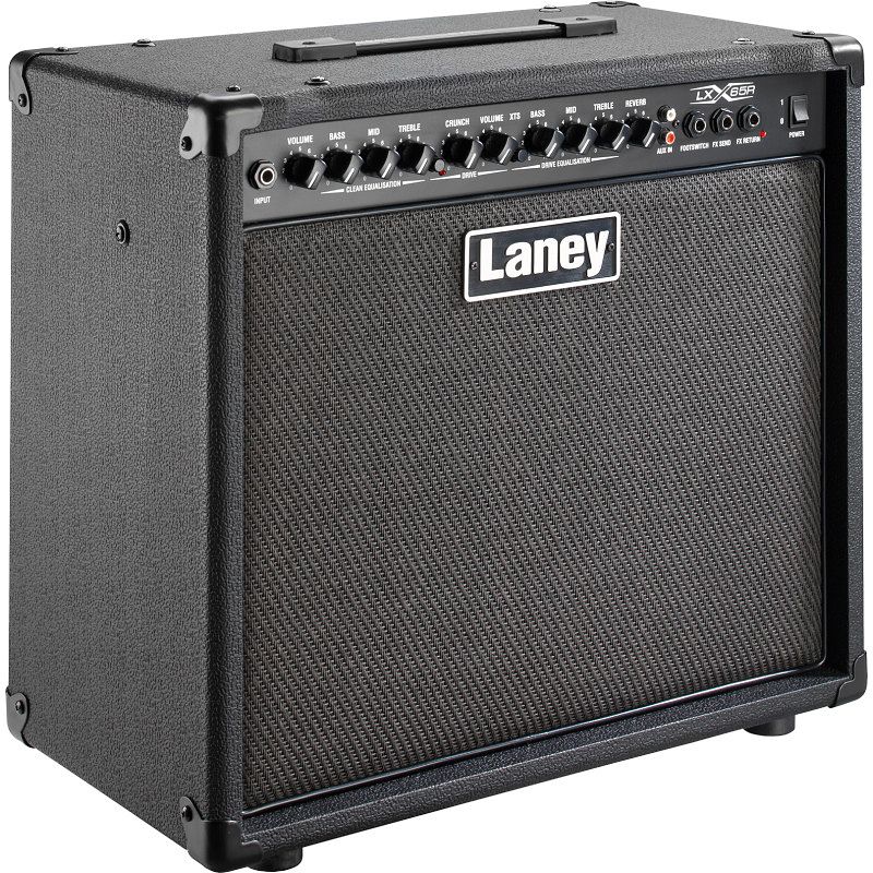 Foto van Laney lx65r gitaarversterker combo 65 watt 1x12 inch